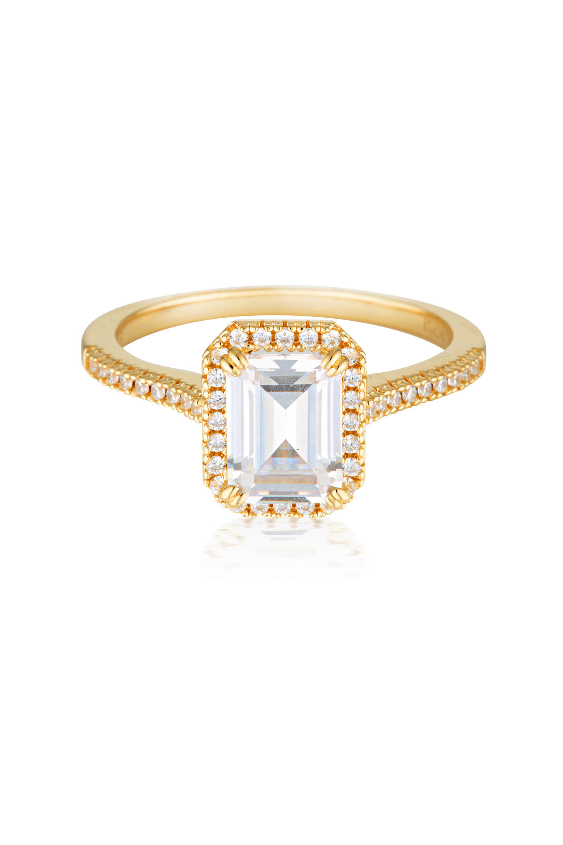 ICONIC BRIDAL VIOLET RING GOLD