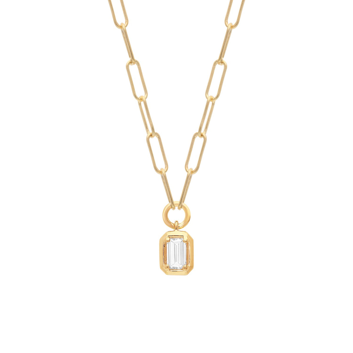 0.5ct Lab Grown Diamond Necklace in 9ct Yellow Gold
