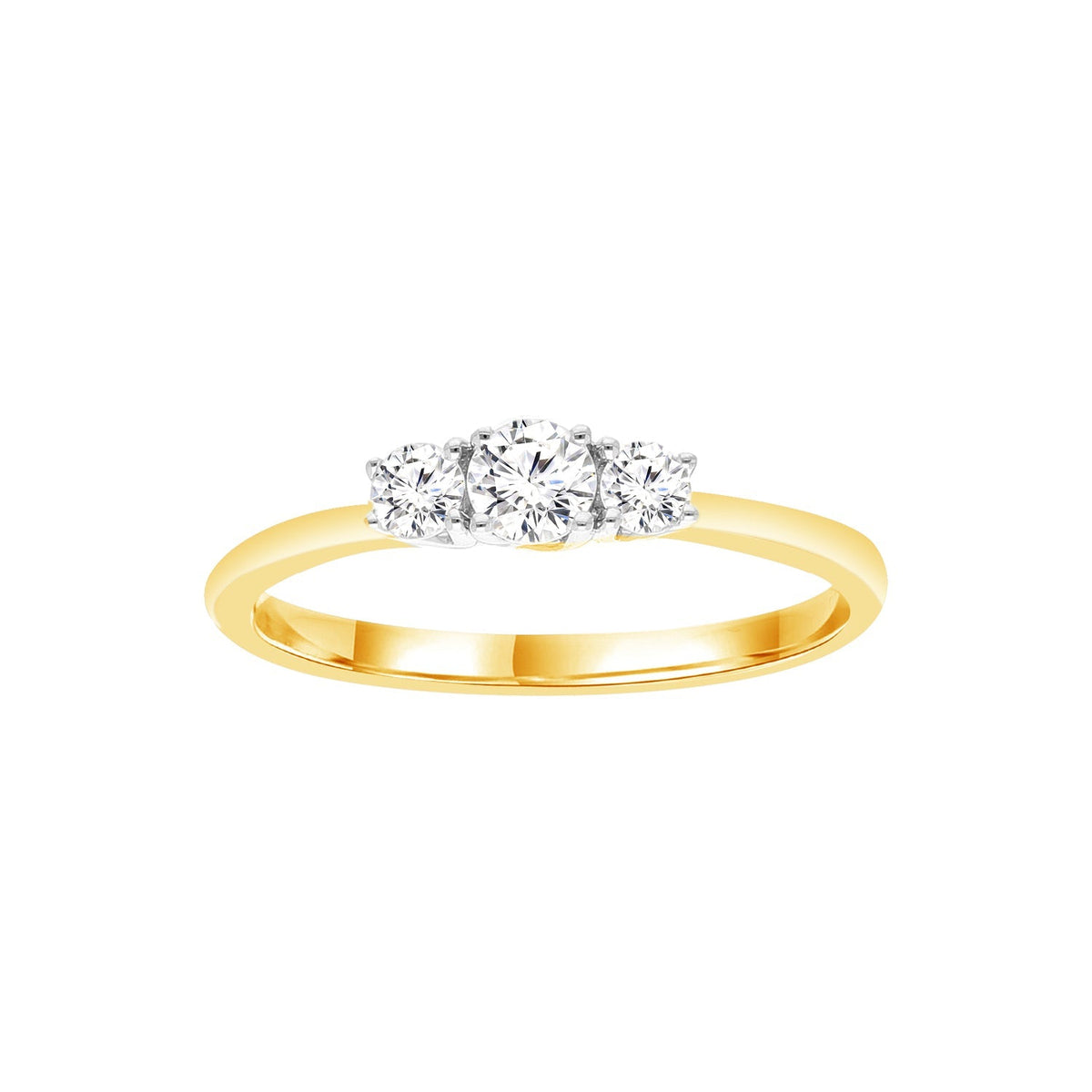 0.33ct Lab Grown Diamond Ring in 9ct Yellow Gold