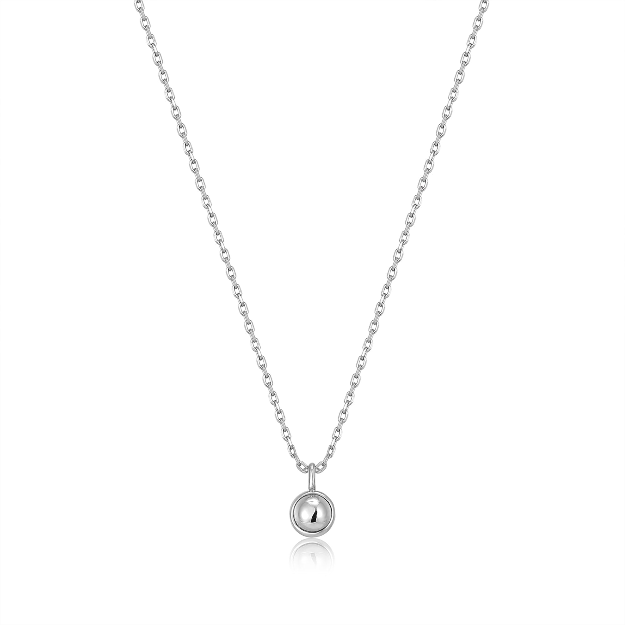 Ania Haie Silver Orb Drop Pendant Necklace