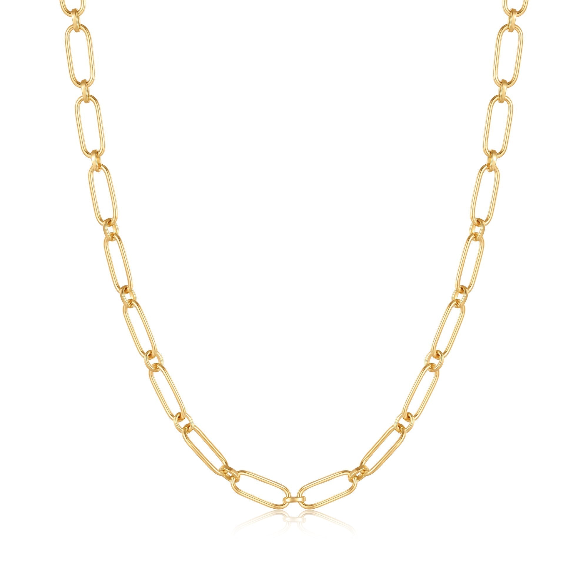 Ania Haie Gold Cable Connect Chunky Chain Necklace