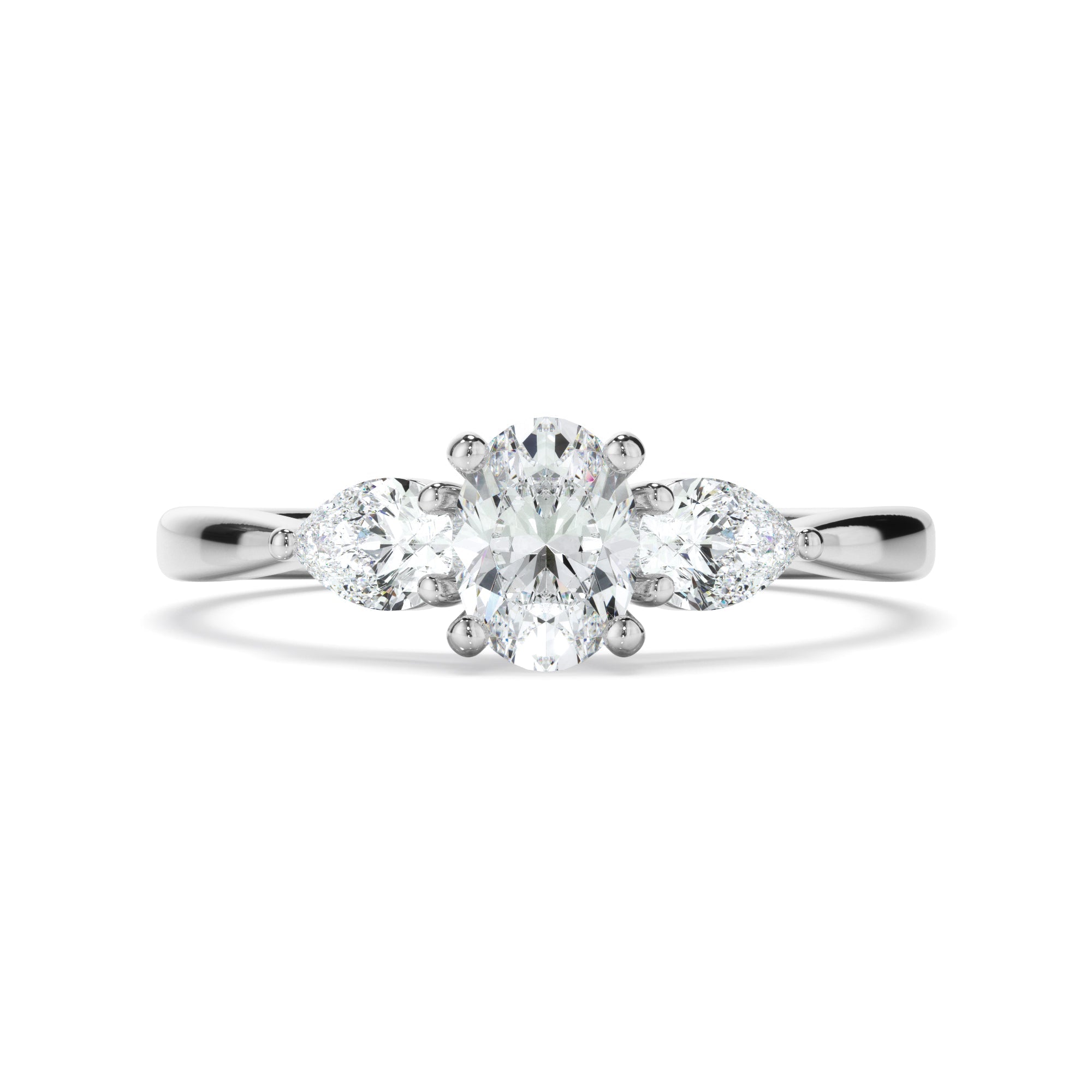 0.85ct Round Brilliant Cut Lab Grown Diamond Ring