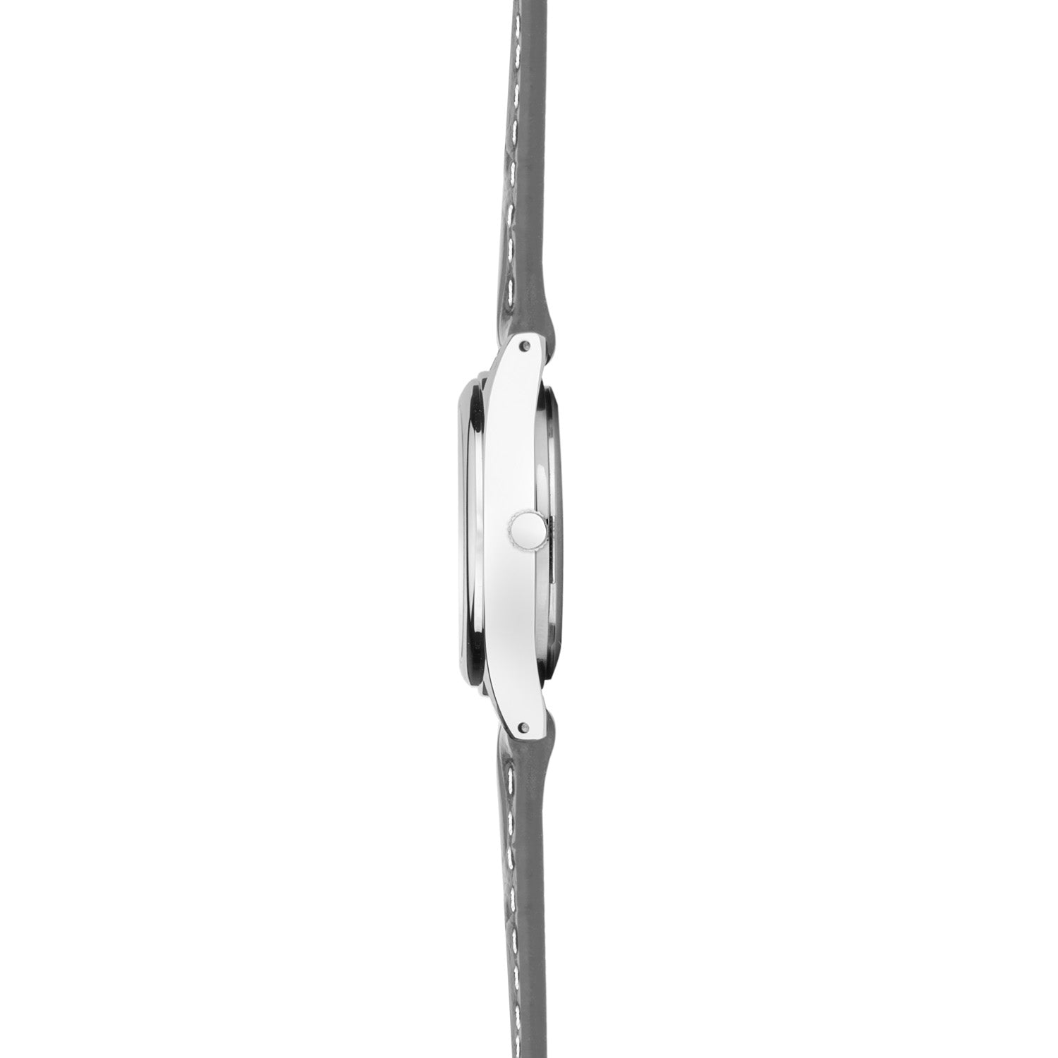 Sekonda Womens Evans White Dial Grey Leather Strap 25mm Watch