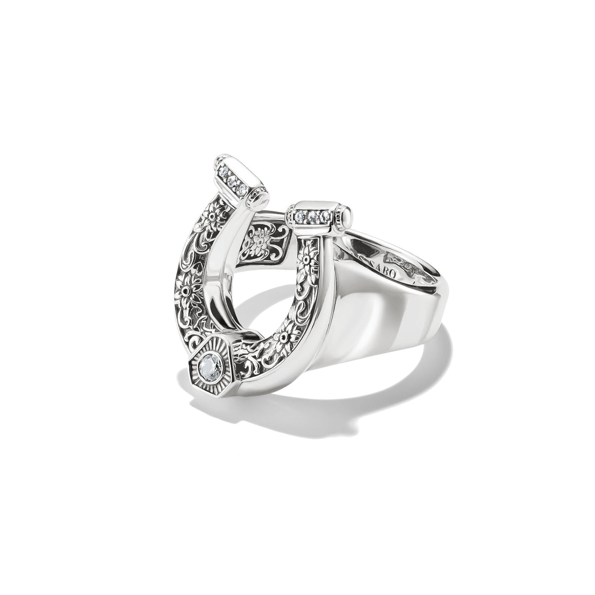 THOMAS SABO Silver Horseshoe Ring