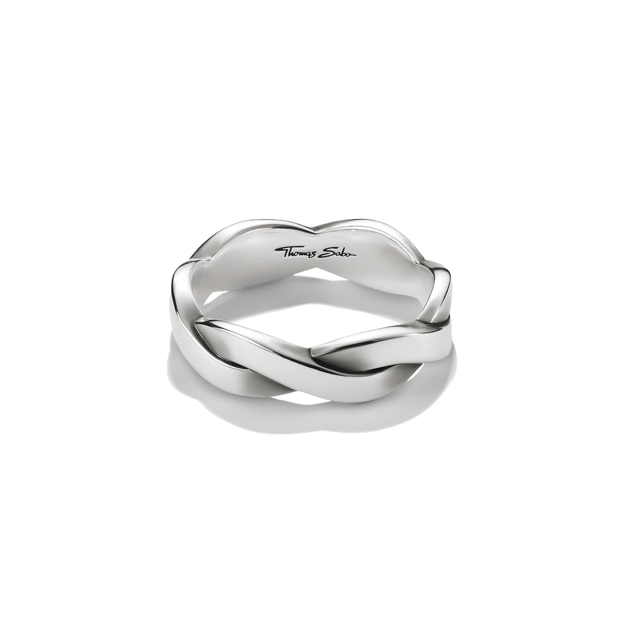 THOMAS SABO Band Ring with Braided Structure