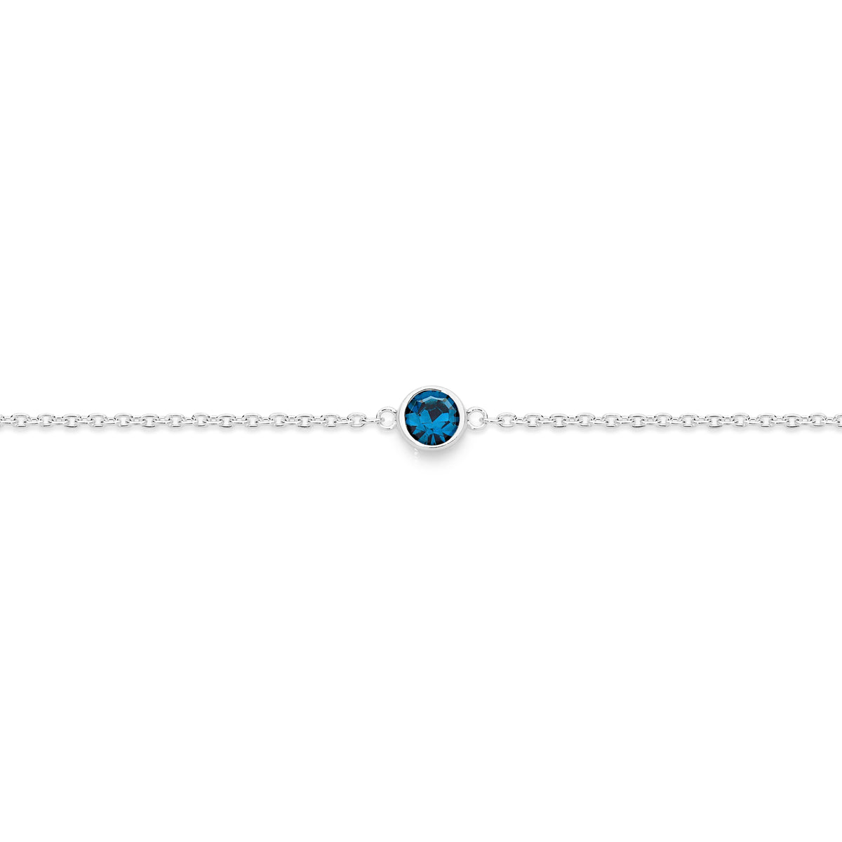 Silver DECEMBER Birthstone Bracelet