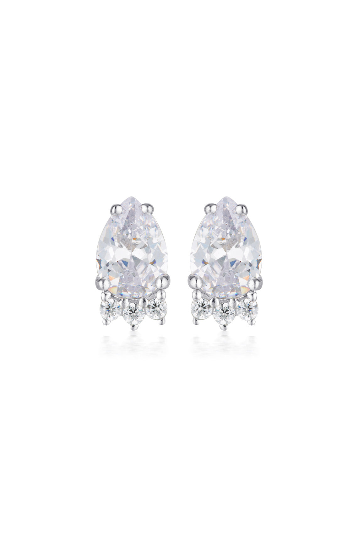 WILLOW STUD EARRINGS SILVER