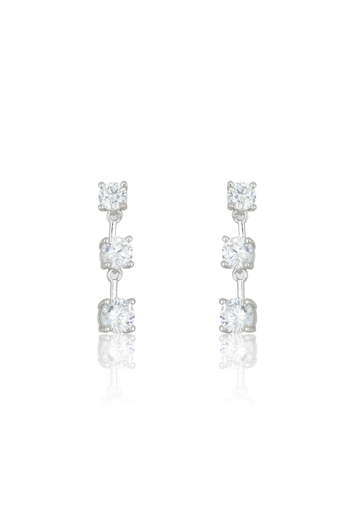 TRILOGY EARRINGS SILVER