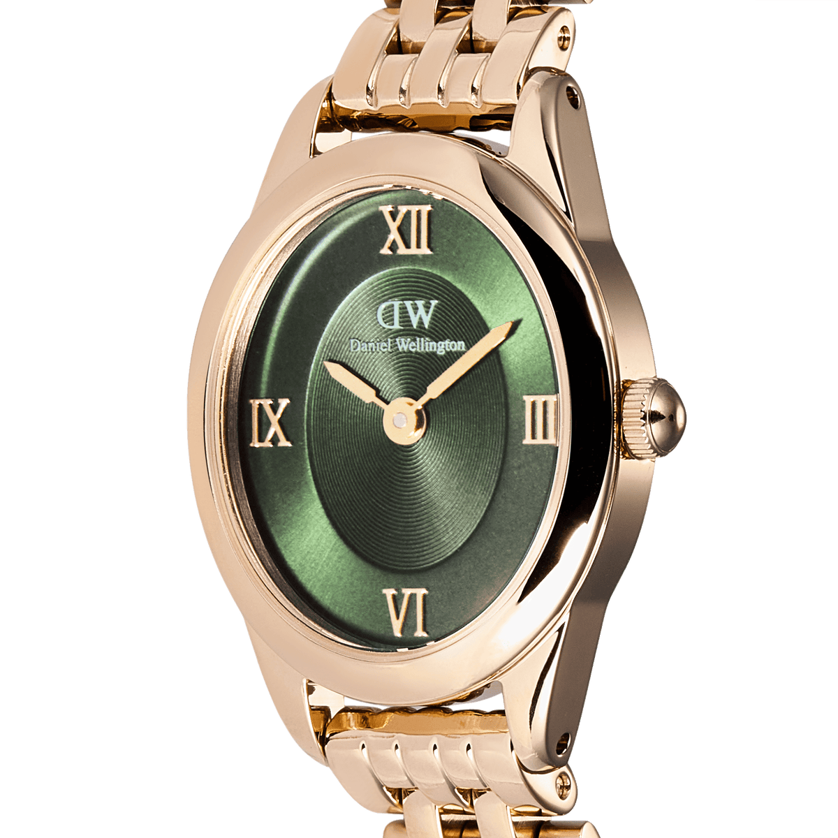 Daniel Wellington Ophelia Mini Emerald Rose Gold Watch