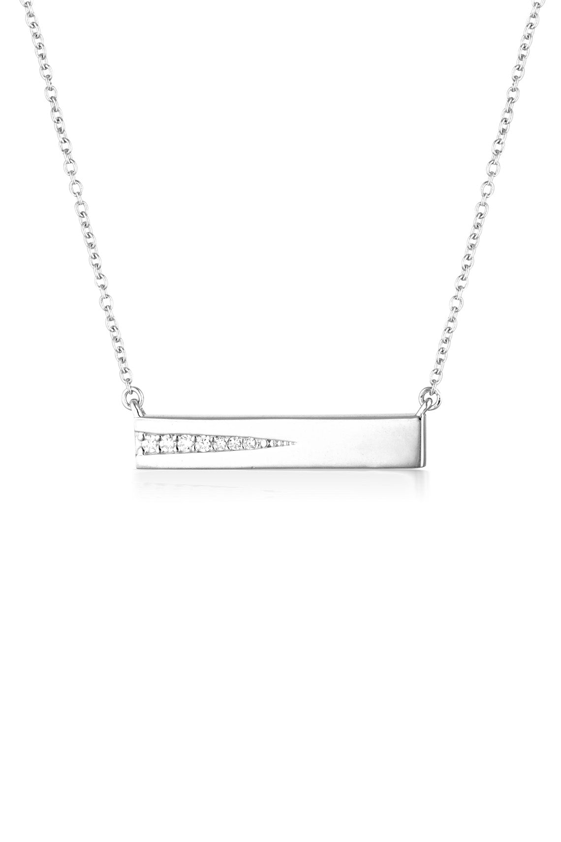GEORGINI THE LAYERED EDIT GILDED PENDANT SILVER