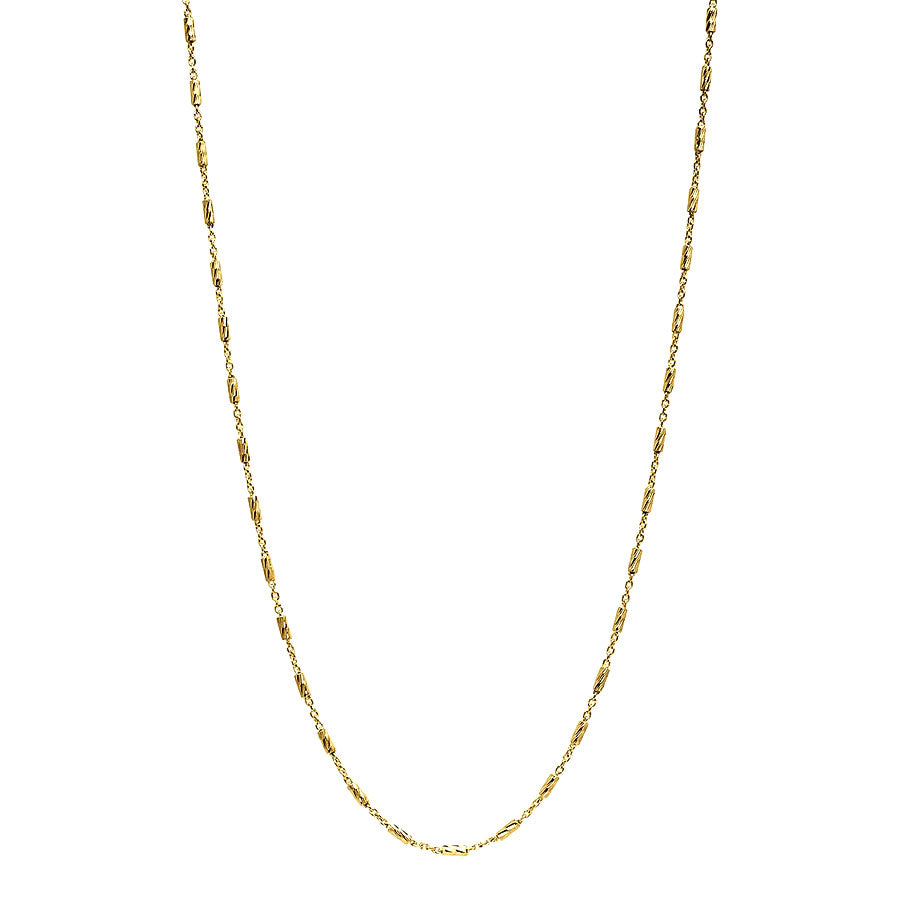 NAJO Equilibrium Yellow Gold Chain Necklace (45cm+ext)