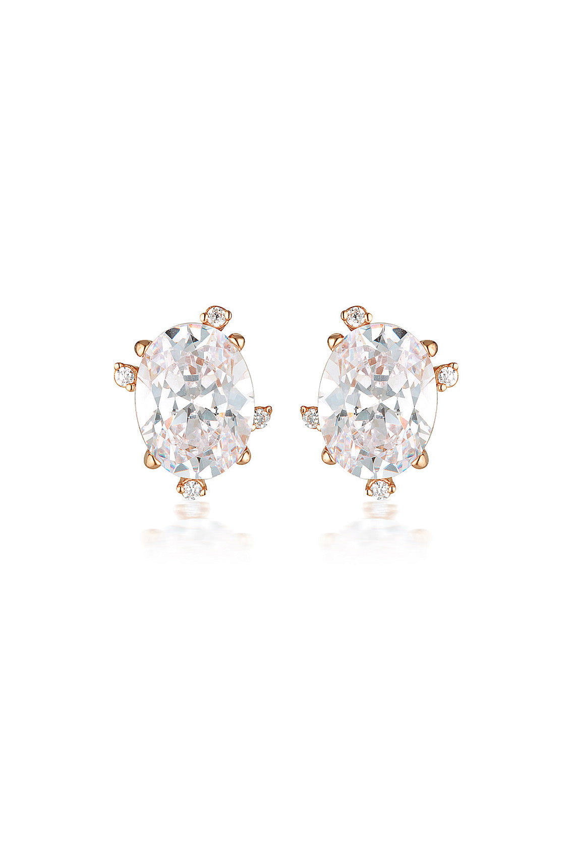 AURORA SOUTHERN LIGHTS EARRINGS ROSE GOLD