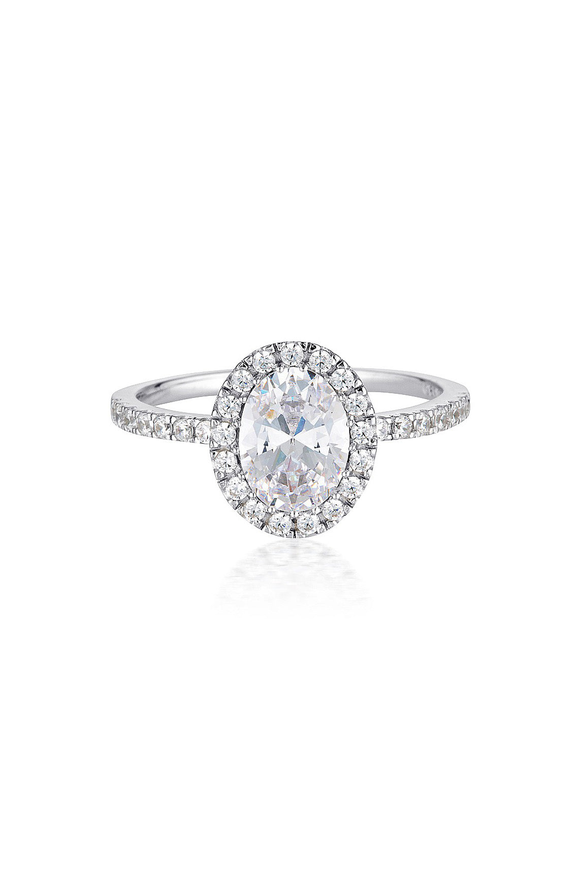 OVAL HALO RING