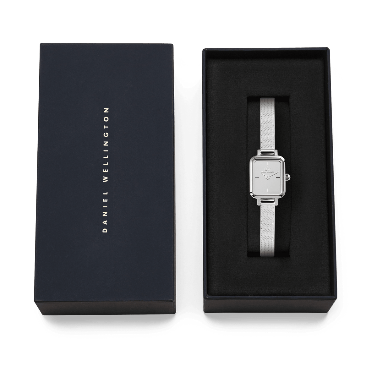 Daniel Wellington Quadro Mini Reflection Silver Watch