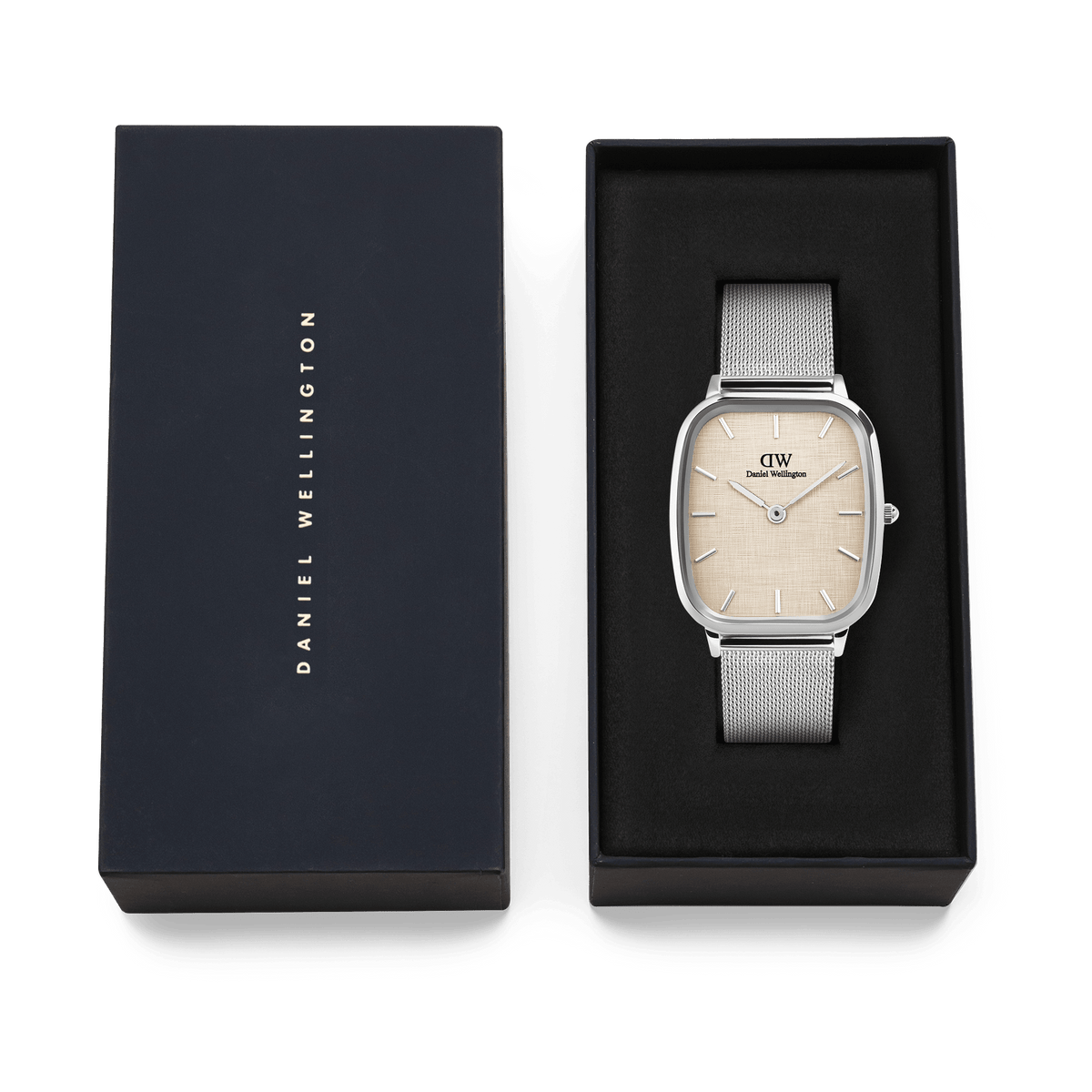 Daniel Wellington Marlon Sterling Linen Watch