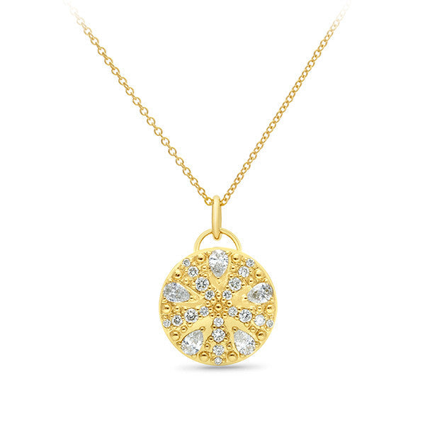 0.64ct Lab Grown Diamond Pendant in 9ct Yellow Gold