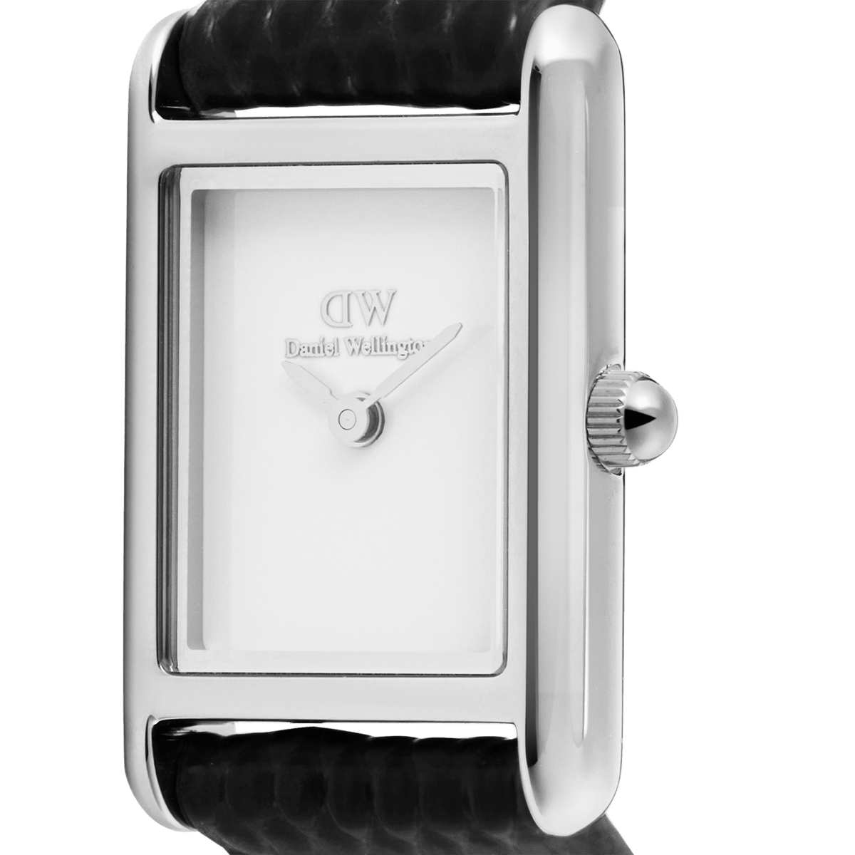 Daniel Wellington Bound Mini Black Lizard Silver