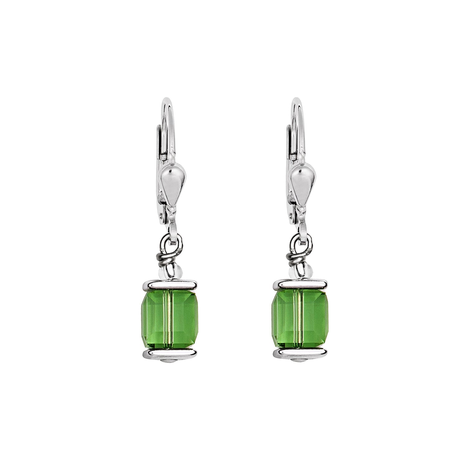 Coeur De Lion - Geo Cube Earrings (11 Colours)