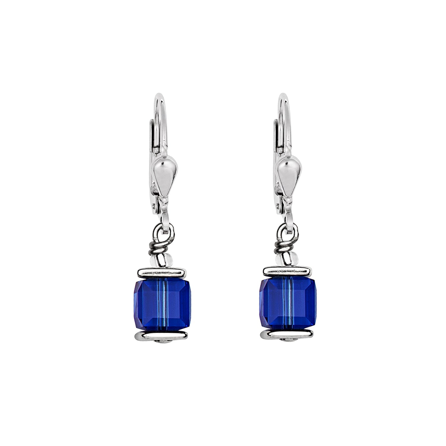 Coeur De Lion - Geo Cube Earrings (11 Colours)