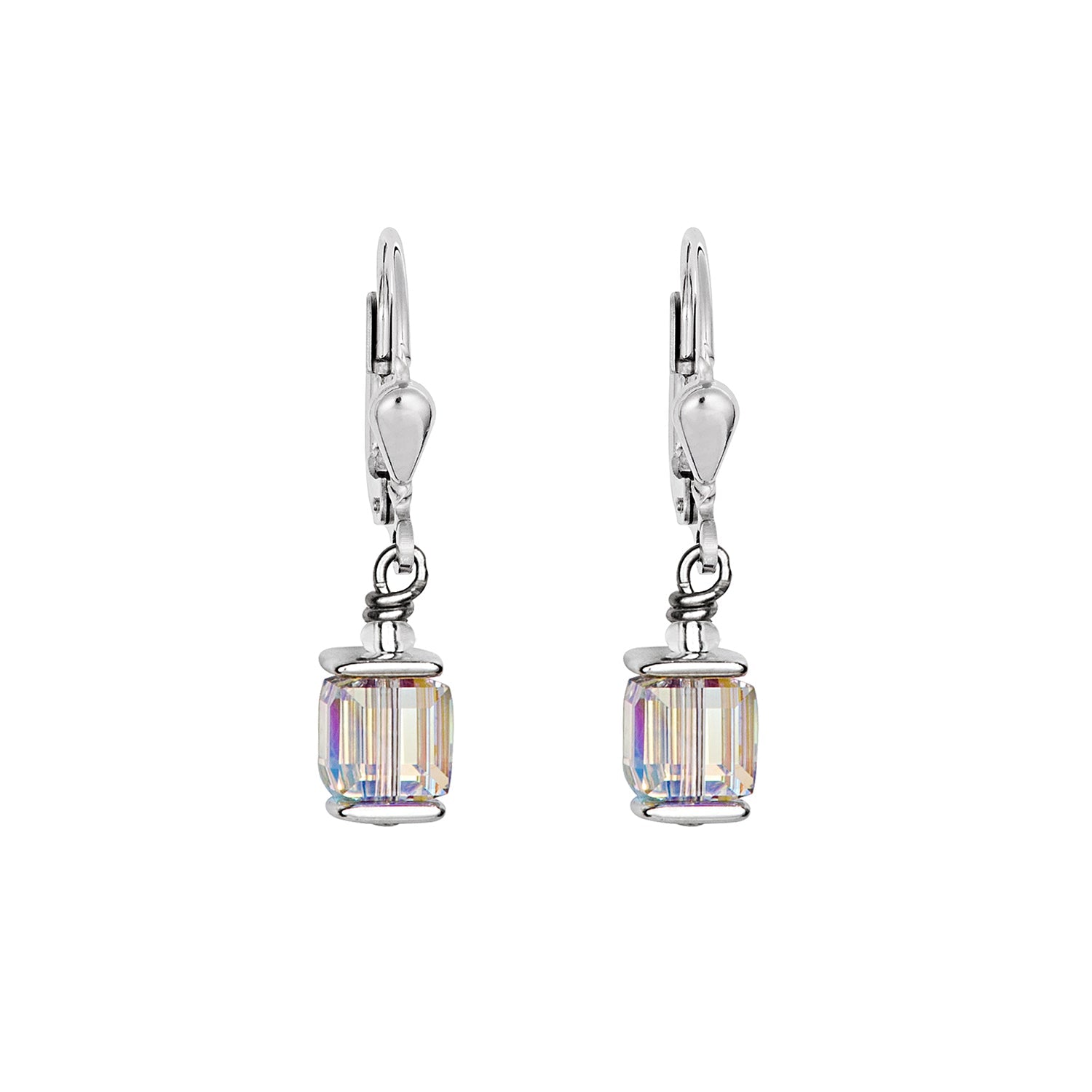 Coeur De Lion - Geo Cube Earrings (11 Colours)