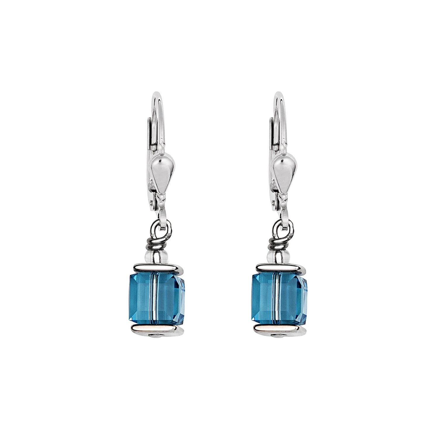 Coeur De Lion - Geo Cube Earrings (11 Colours)
