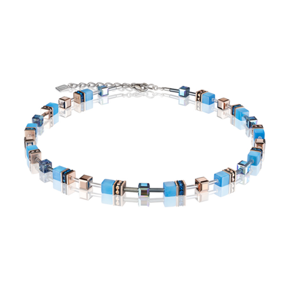 Coeur De Lion - GeoCube Blue Necklace