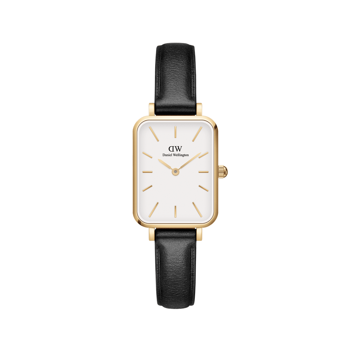 Daniel Wellington Quadro 20X26 Pressed Sheffield Gold & White Watch