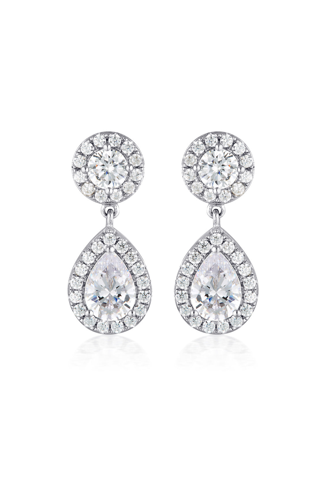 MINA DROP EARRINGS SILVER