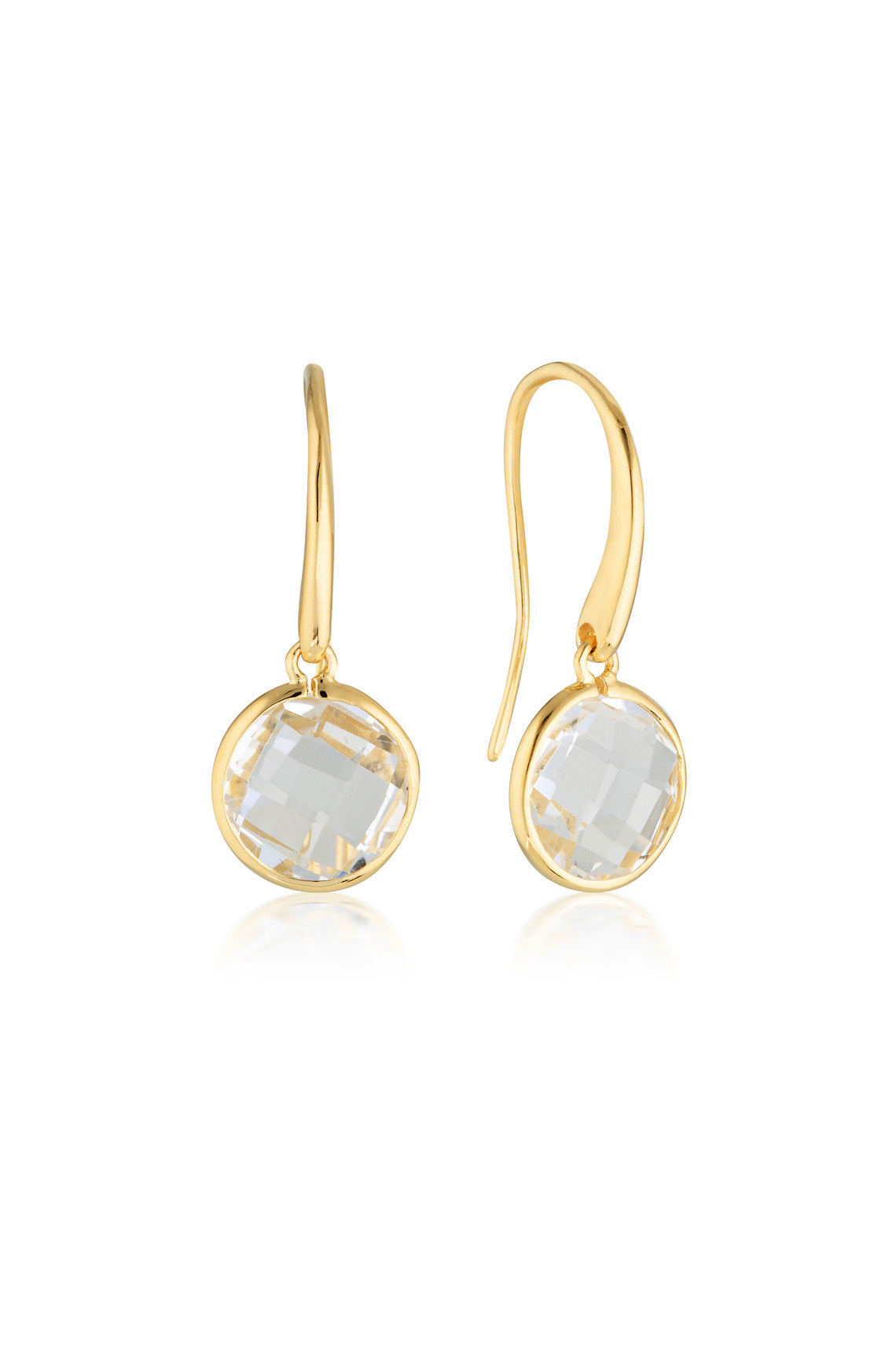 LUCENT HOOK EARRING LARGE GOLD