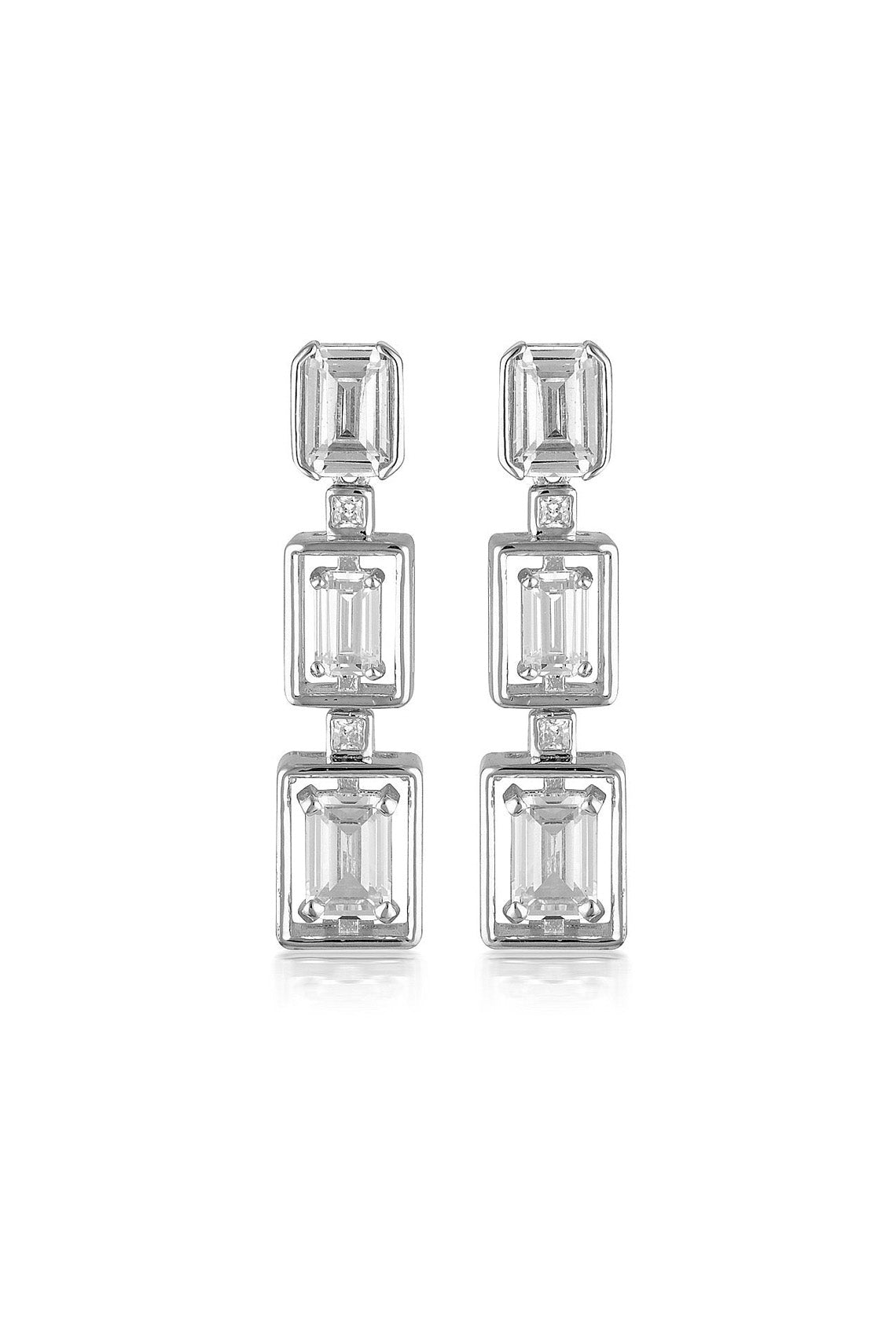 LUXE INDULGENZA EARRINGS SILVER