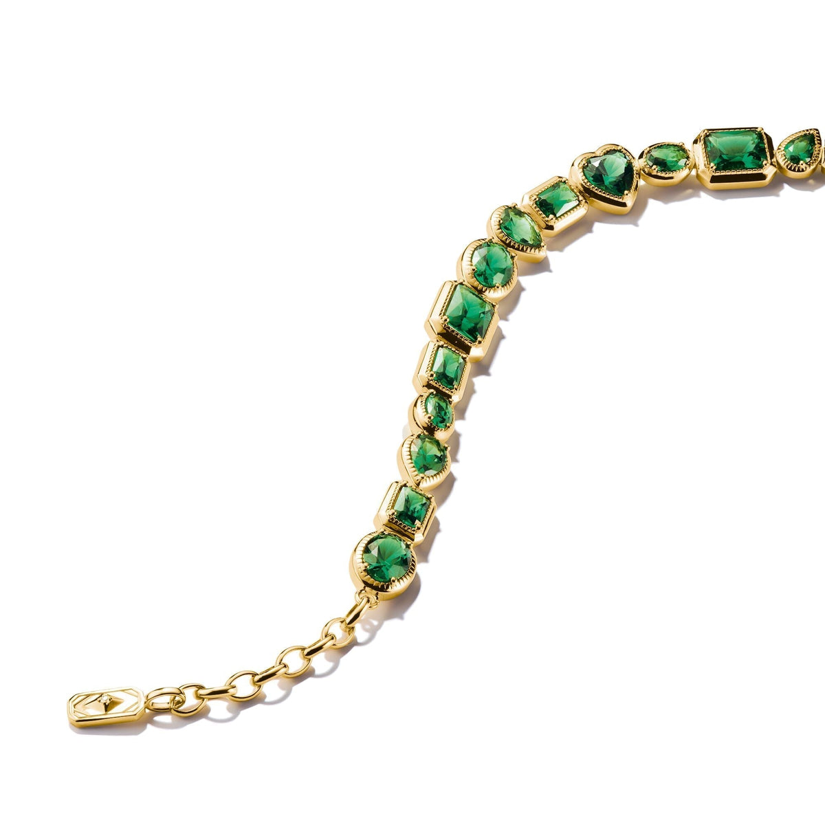THOMAS SABO Elyndra Bracelet with Green Stones