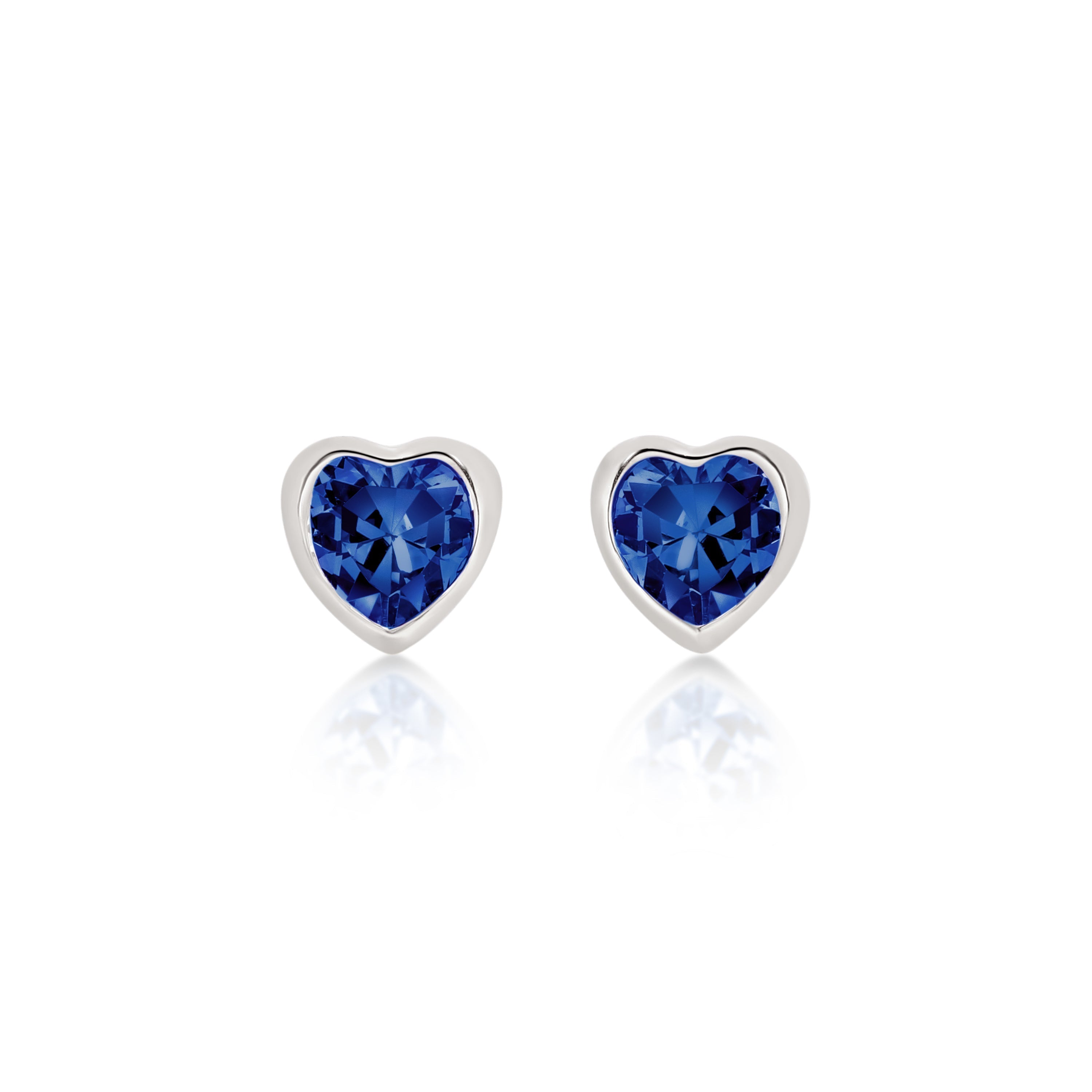 Silver SEPTEMBER Birthstone Studs