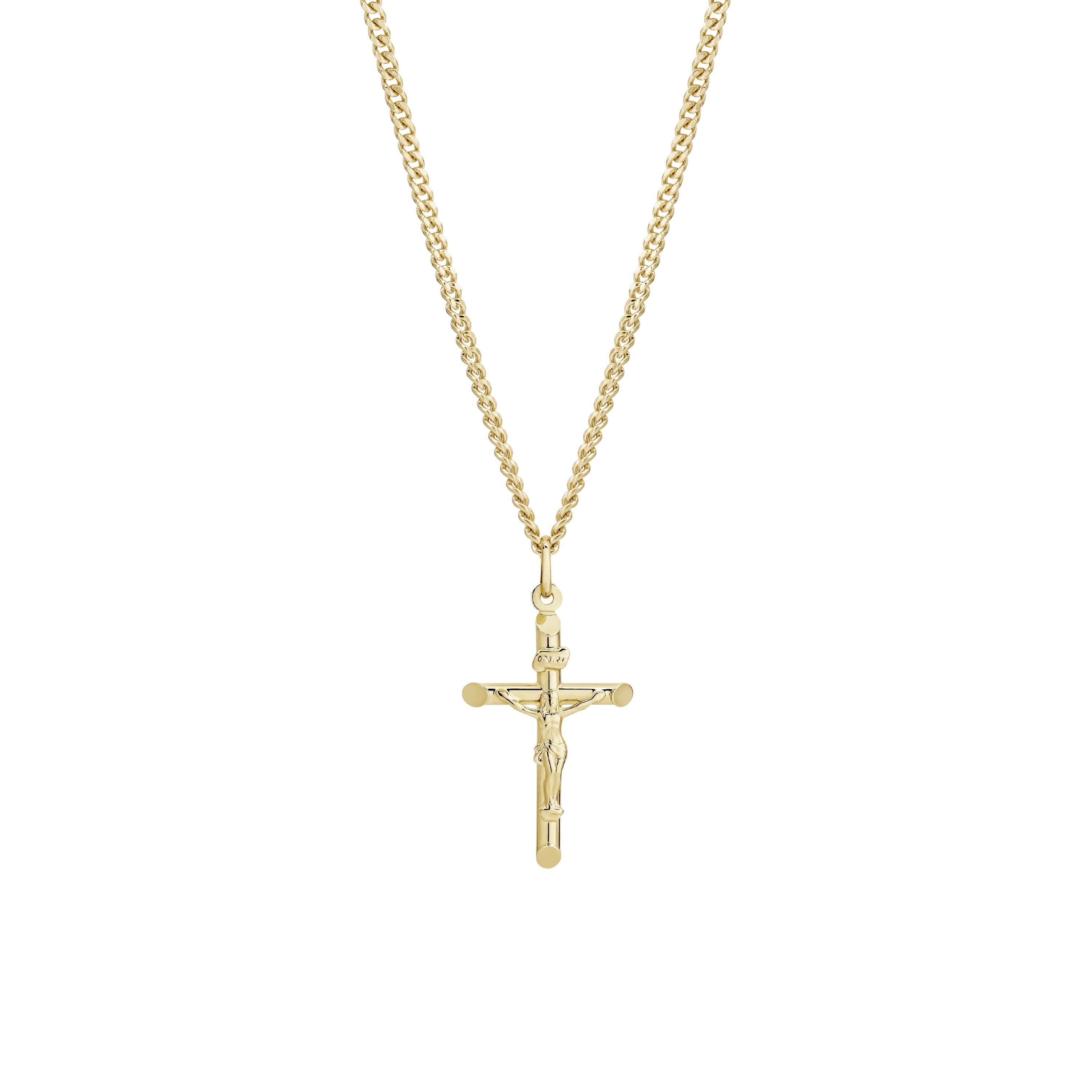 9ct gold crucifix pendant
