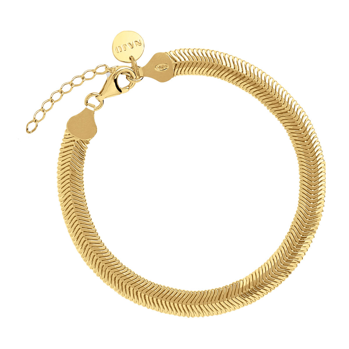 NAJO Celestine Luxe Yellow Gold Bracelet  (18.5cm+ext)