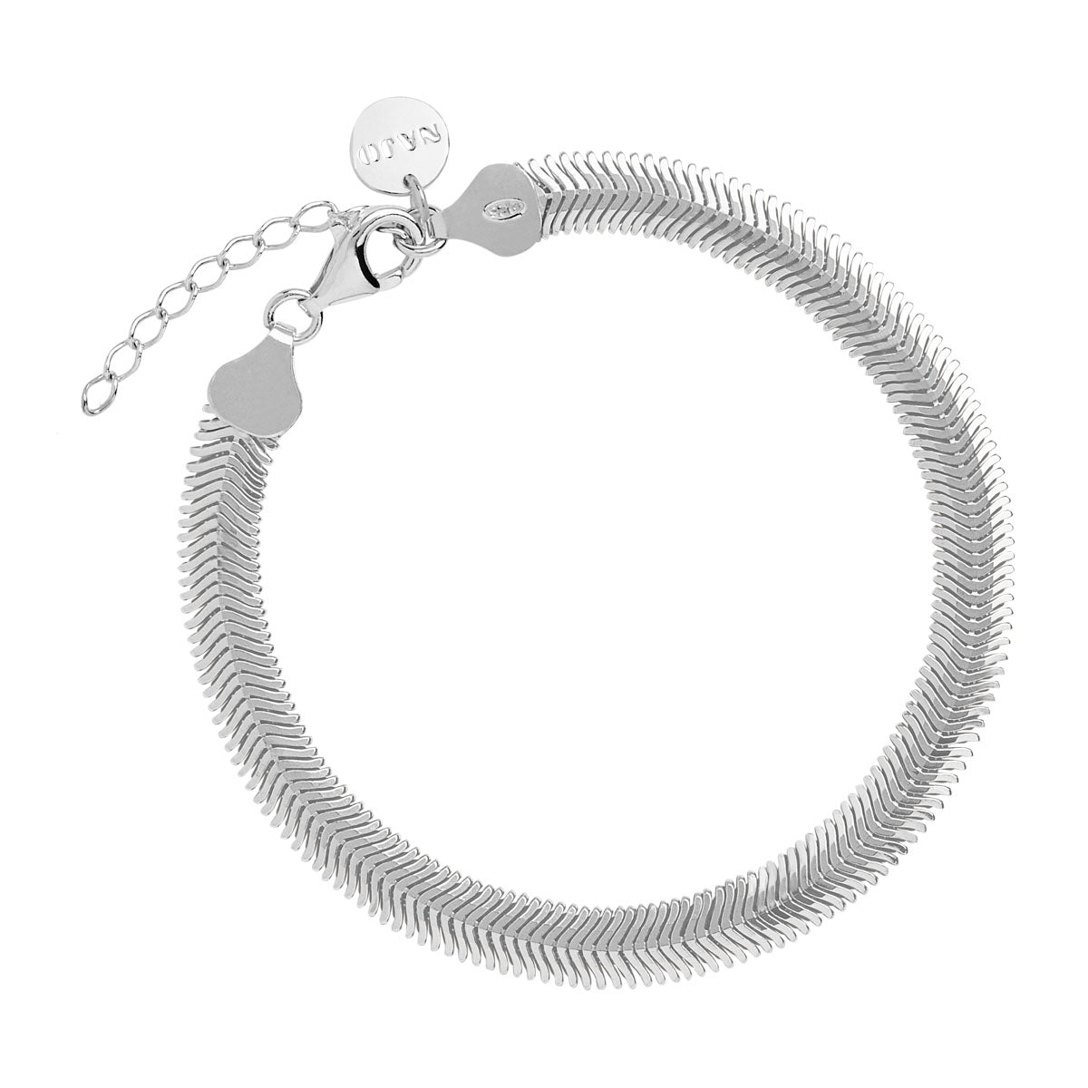 NAJO Celestine Luxe Silver Bracelet  (18.5cm+ext)