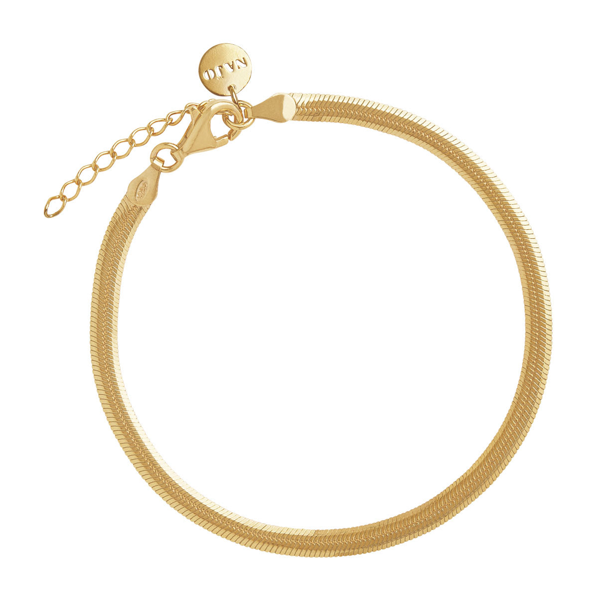 NAJO Celestine Fine Yellow Gold Bracelet (18.5cm+ext)