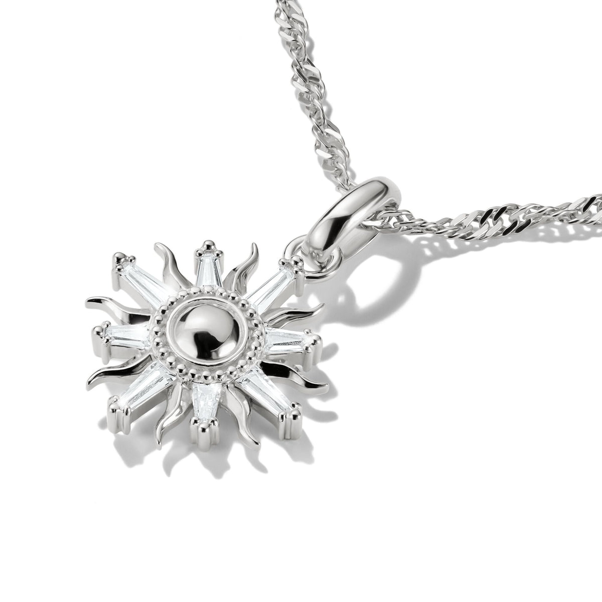 THOMAS SABO Connect Charm sun with stones silver