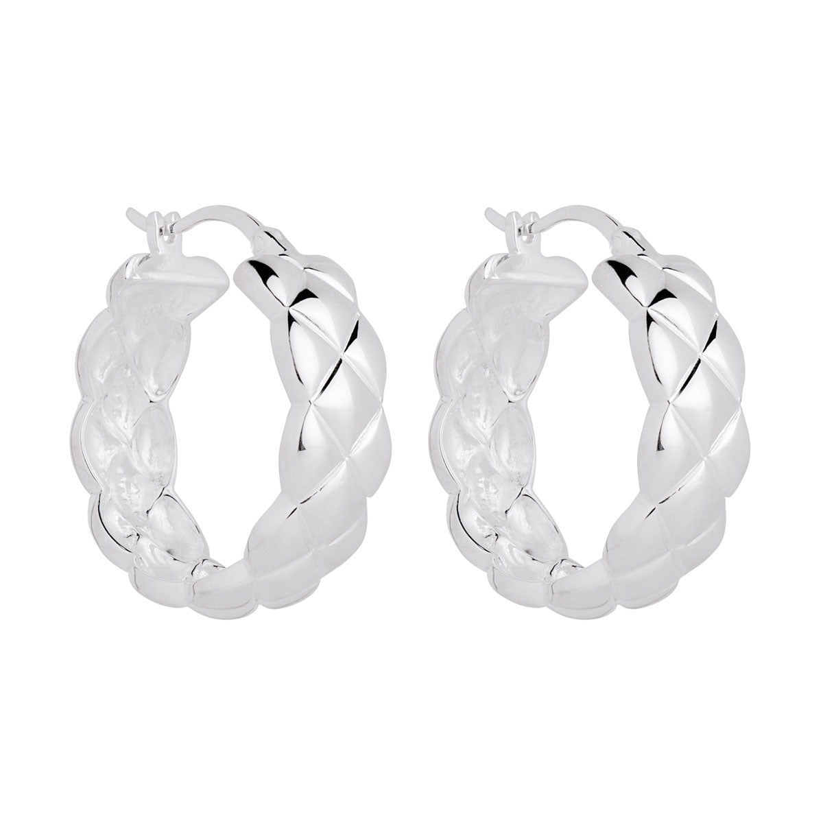 NAJO Marais Silver Hoop Earrings