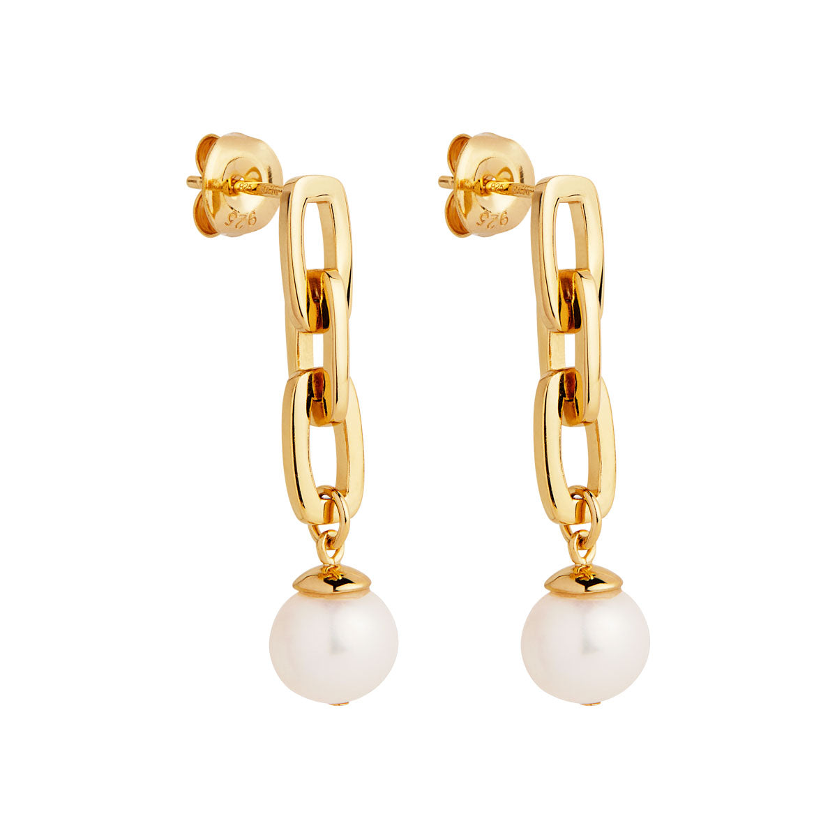 NAJO Clair de Lune Yellow Gold Earrings
