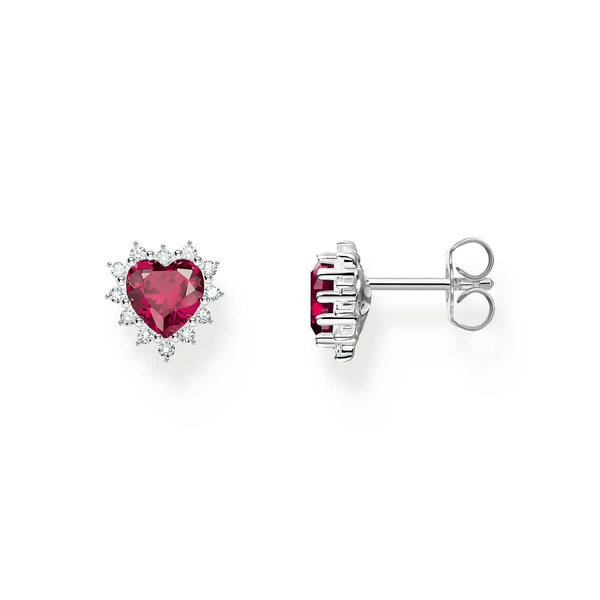 THOMAS SABO Romantic Heart Ear Studs