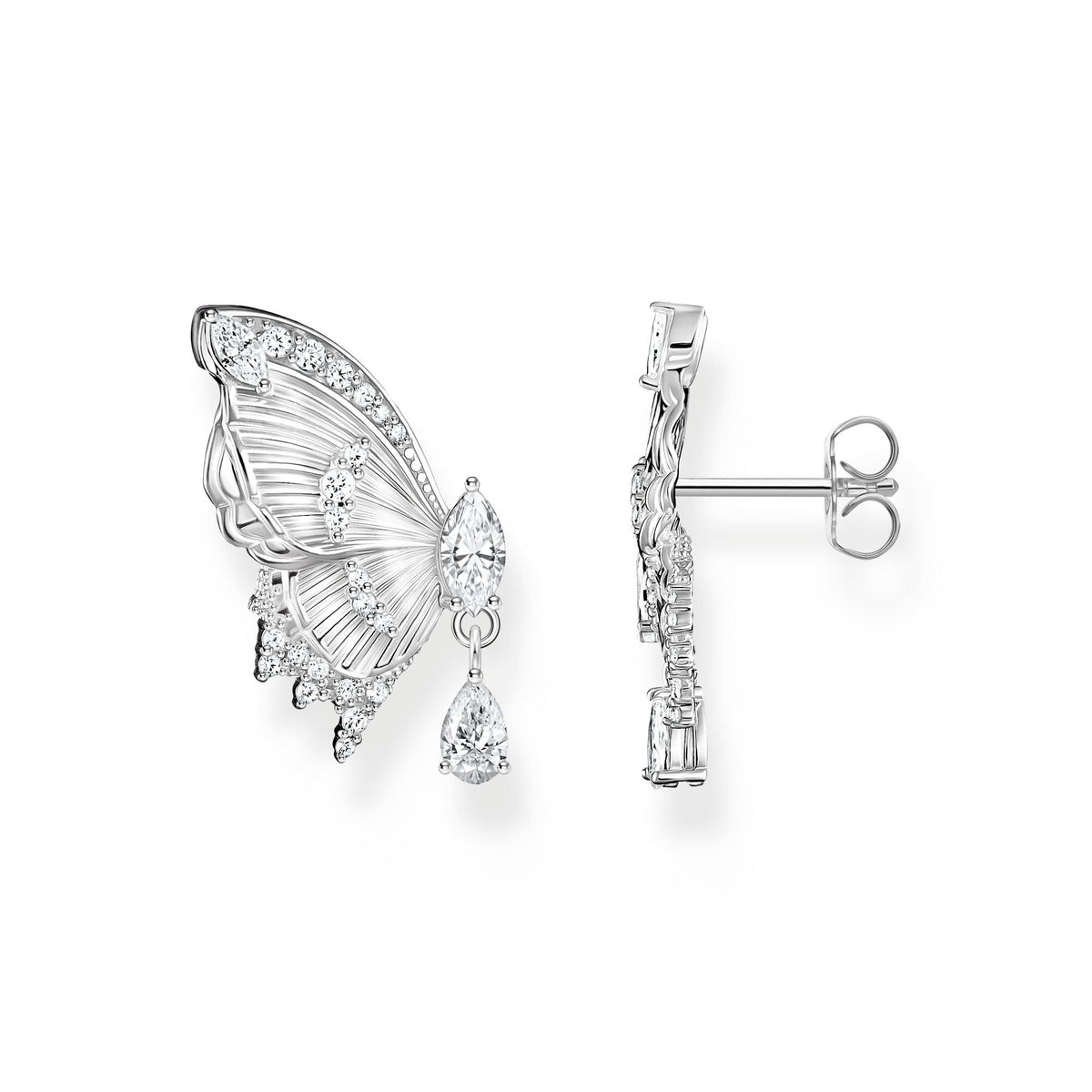 THOMAS SABO Butterfly Paradise Ear Studs in Silver