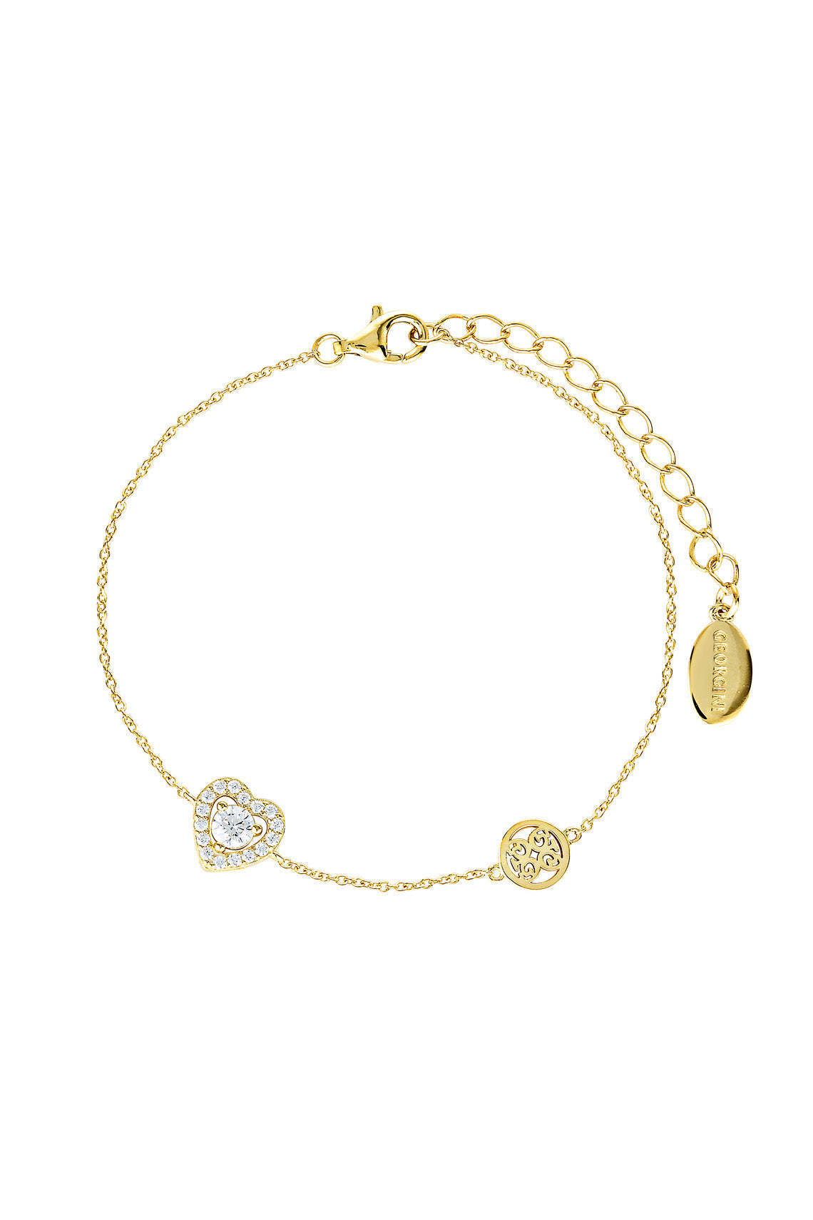 SIGNATURE SEALED WITH A KISS BRACELET GOLD