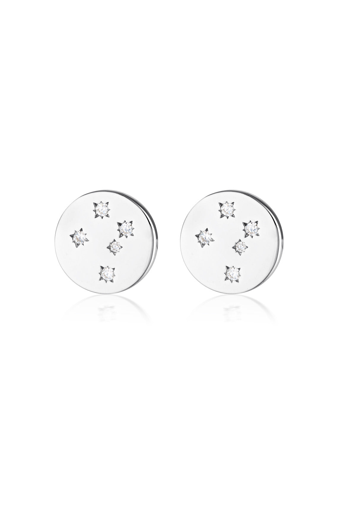 SOUTHERN CROSS EARRINGS SILVER