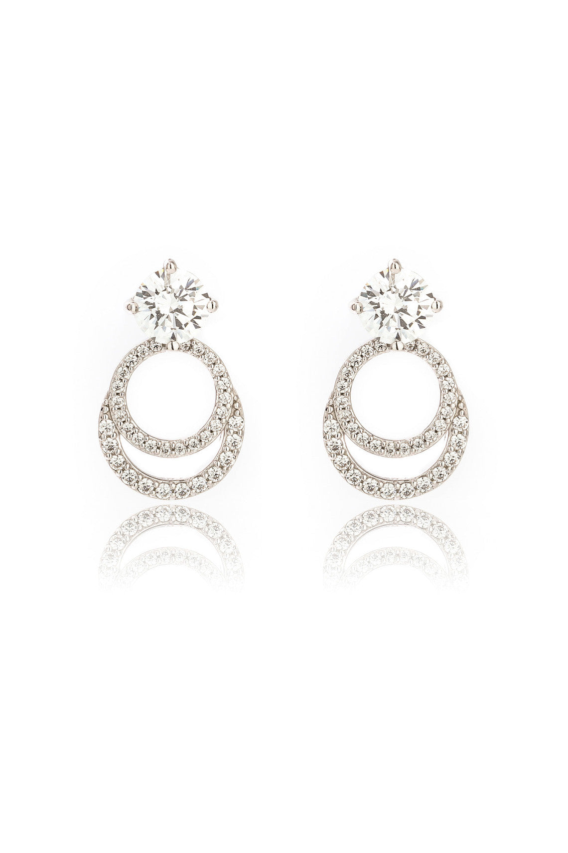 GODDESS LUNA EARRINGS SILVER