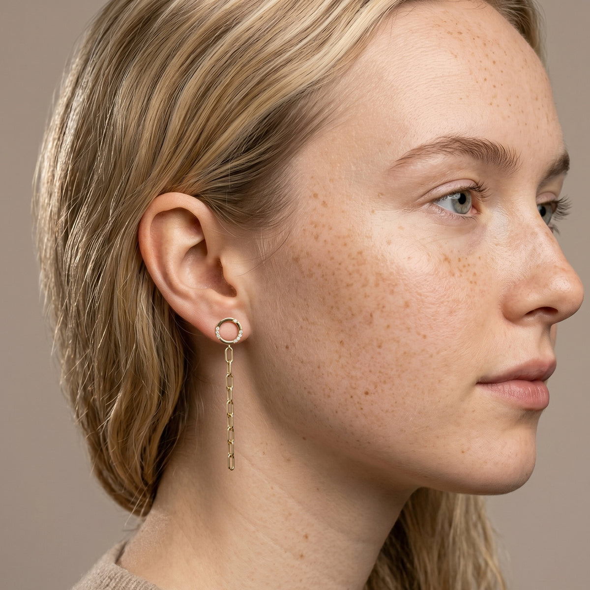 GEORGINI ALCHEMY FUSE EARRING GOLD