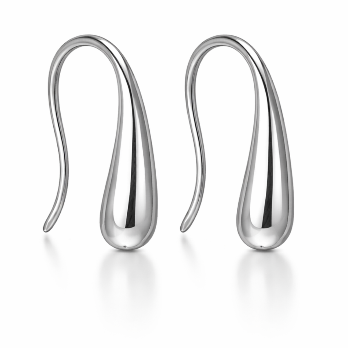 GEORGINI ALCHEMY 925 TEARDROP EARRINGS SILVER