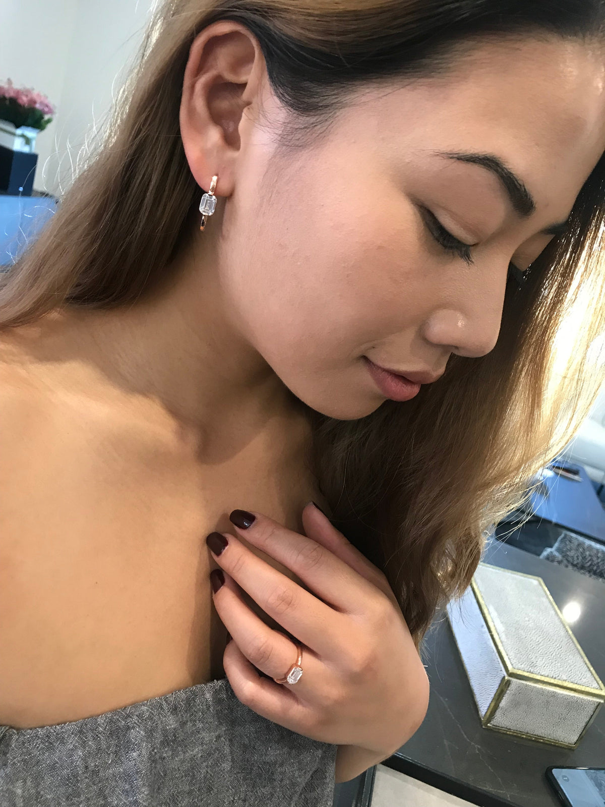 EMILIO ROSE GOLD RING