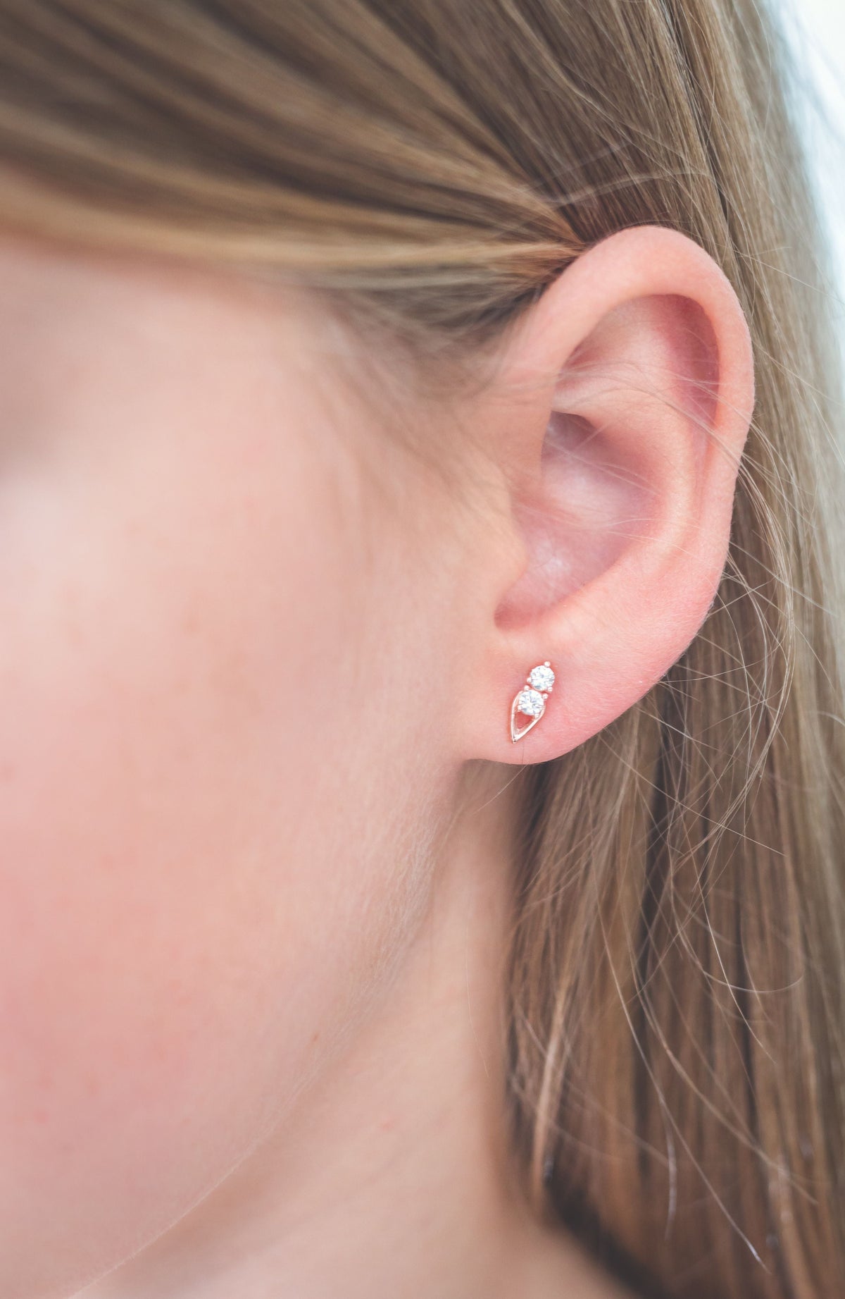 HEIRLOOM KEEPSAKE EARRINGS ROSE GOLD