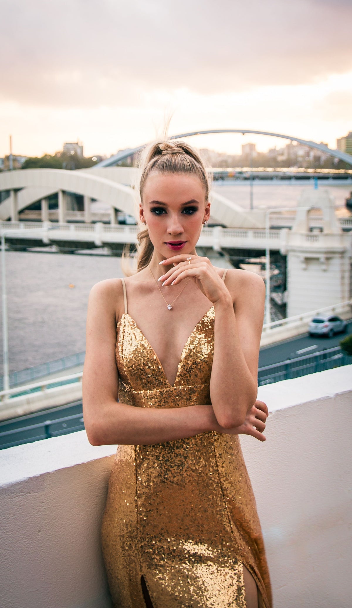 AURORA SOUTHERN LIGHTS RING GOLD