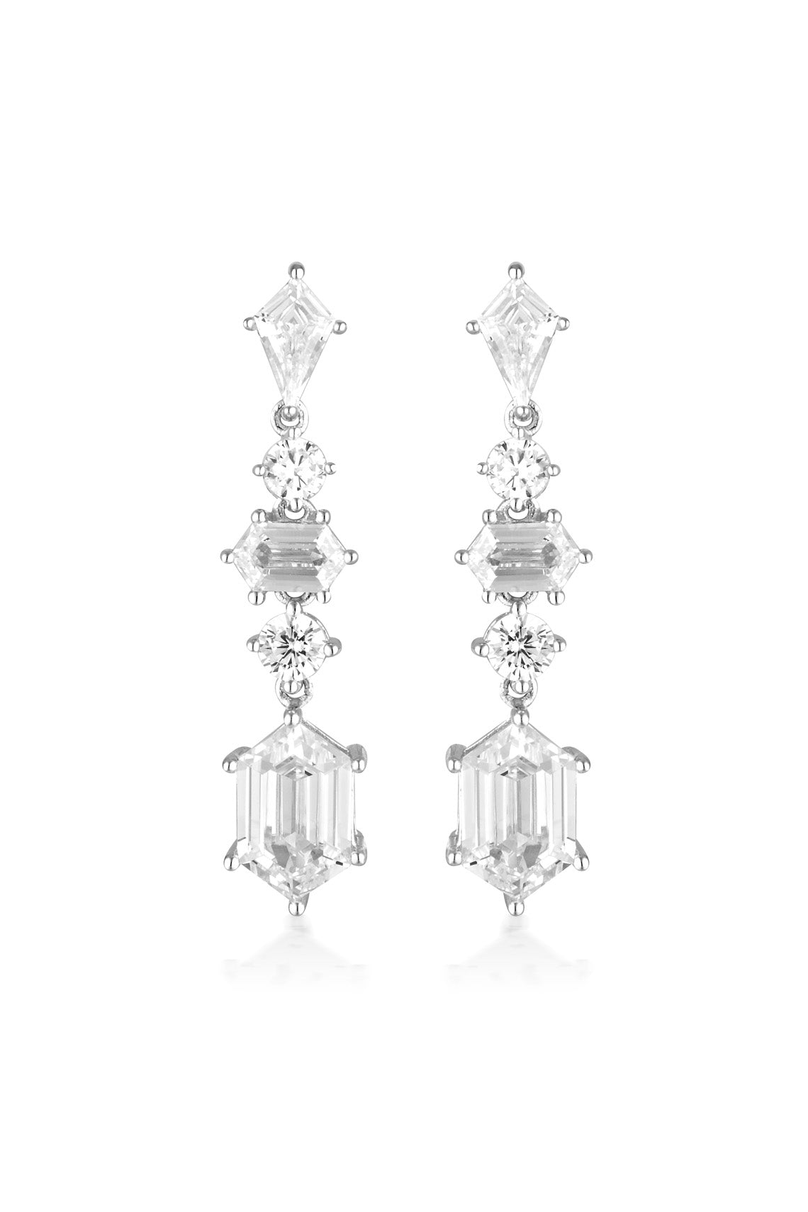 ROCK STAR SWORD SILVER EARRINGS
